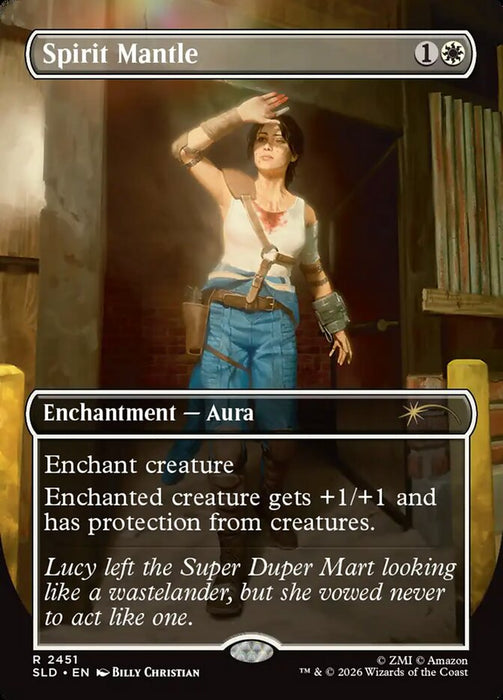 Spirit Mantle - Borderless - Full Art - Inverted (Foil)