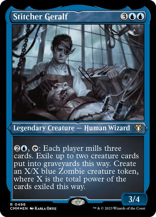 Stitcher Geralf - Etched - Inverted - Legendary - Etched (Foil)