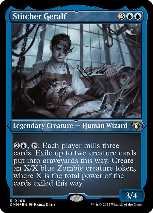 Stitcher Geralf - Etched - Inverted - Legendary - Etched (Foil)