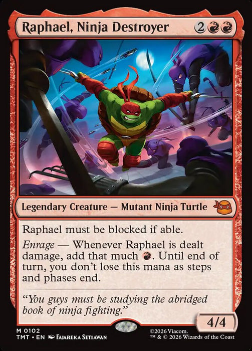 Raphael, Ninja Destroyer - Legendary