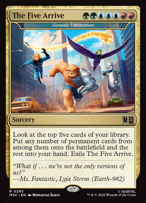 The Five Arrive - Genesis Ultimatum - Surge Foil (Foil)