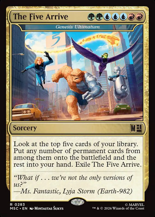 The Five Arrive - Genesis Ultimatum - Surge Foil (Foil)