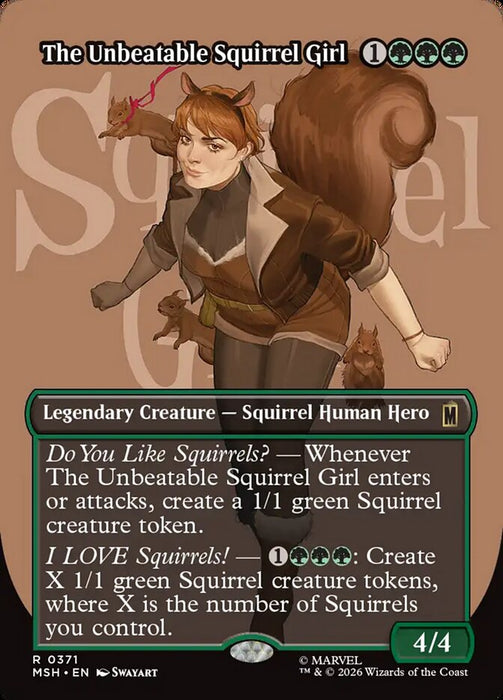 The Unbeatable Squirrel Girl - Borderless - Inverted - Legendary (Foil)
