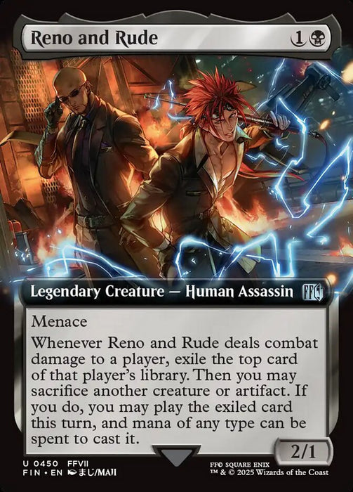 Reno and Rude - Extended Art - Legendary (Foil)