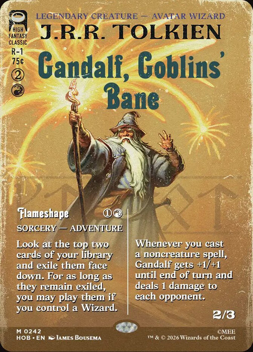 Gandalf, Goblins' Bane // Flameshape - Borderless