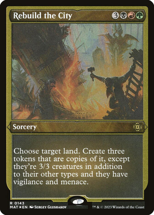 Rebuild the City - Etched - Inverted - Etched (Foil)