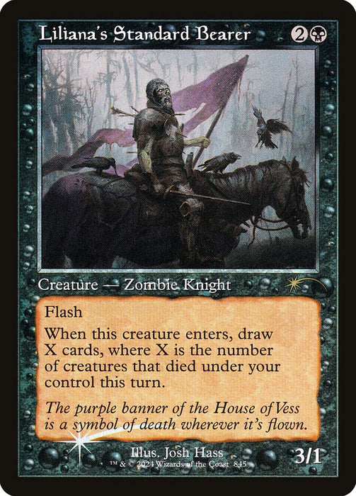 Liliana's Standard Bearer - Retro Frame (Foil)