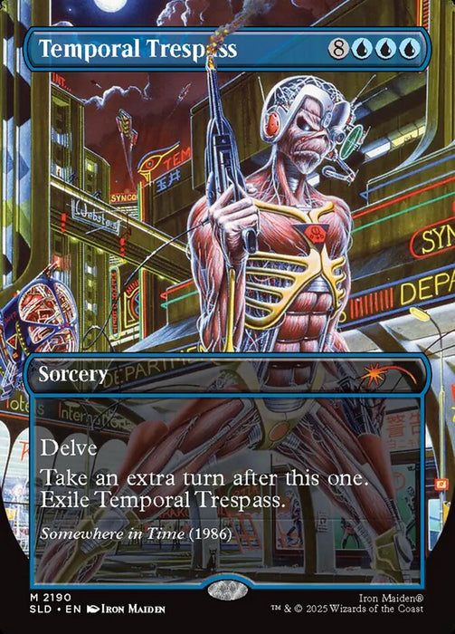 Temporal Trespass - Borderless - Full Art - Inverted (Foil)