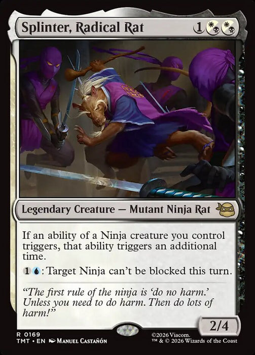Splinter, Radical Rat - Legendary (Foil)