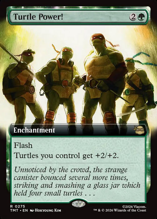 Turtle Power! - Enchantment - Extended Art (Foil)