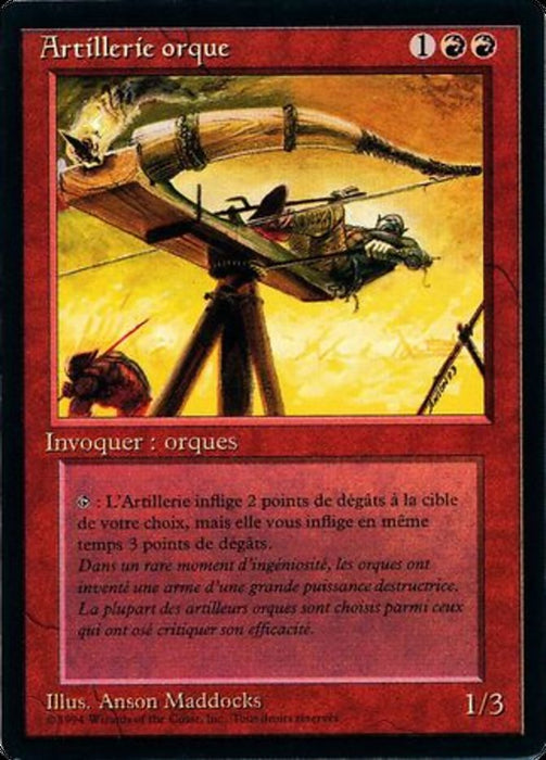 Artillerie orque - Orcish Artillery
