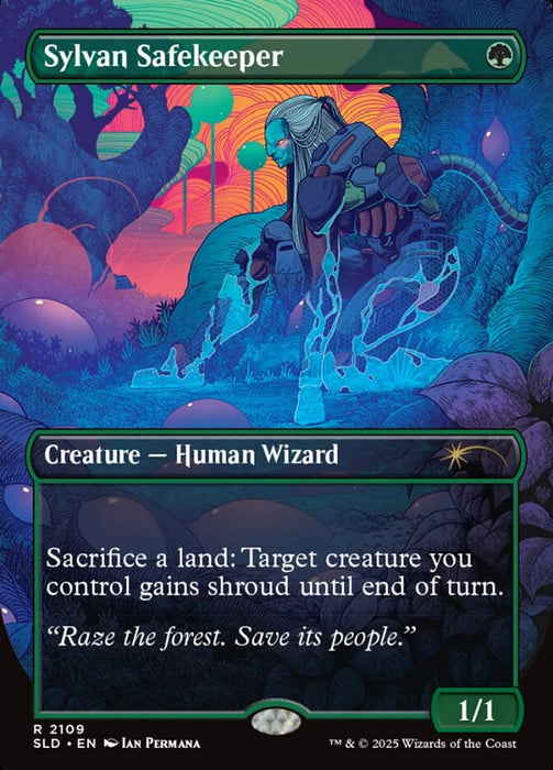 Sylvan Safekeeper - Borderless - Full Art - Inverted