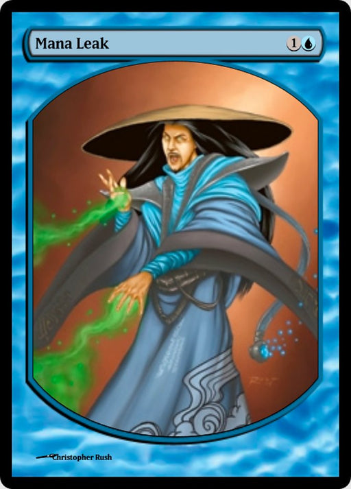 Mana Leak - Textless - Full Art (Foil)