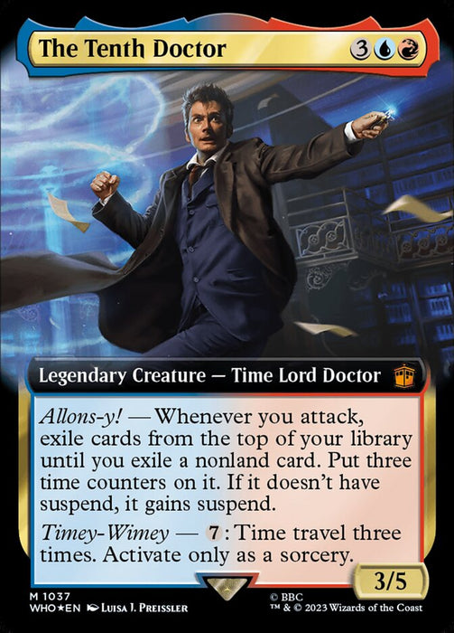 The Tenth Doctor - Extended Art - Legendary - Surge Foil (Foil)