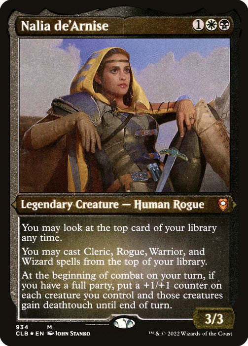 Nalia de'Arnise - Etched - Inverted - Legendary - Etched (Foil)
