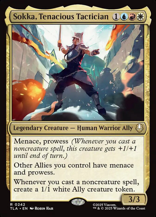 Sokka, Tenacious Tactician - Legendary (Foil)