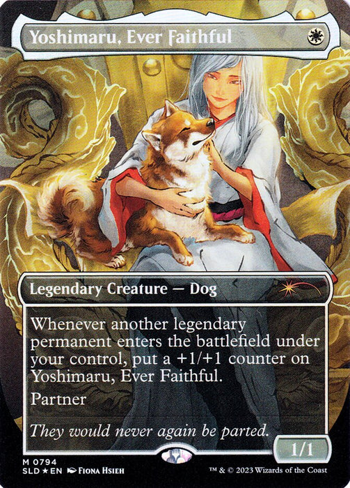 Yoshimaru, Ever Faithful - Borderless - Full Art - Legendary - Inverted (Foil)