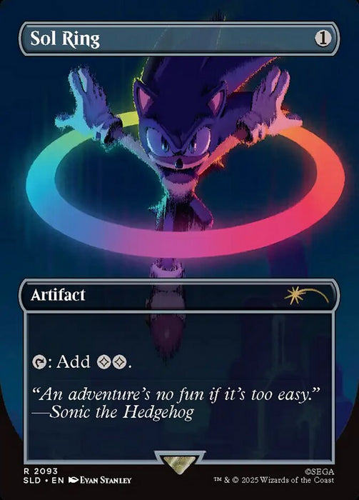 Sol Ring - Borderless - Full Art - Inverted (Foil)
