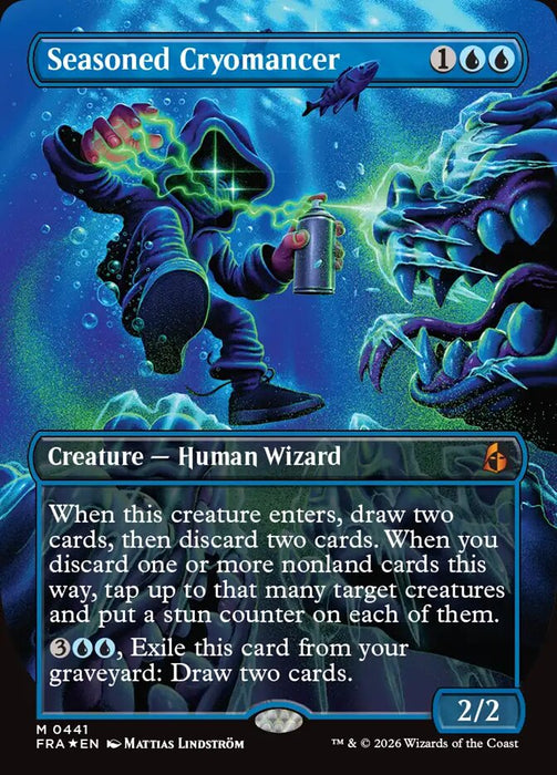 Seasoned Cryomancer - Borderless (Foil)