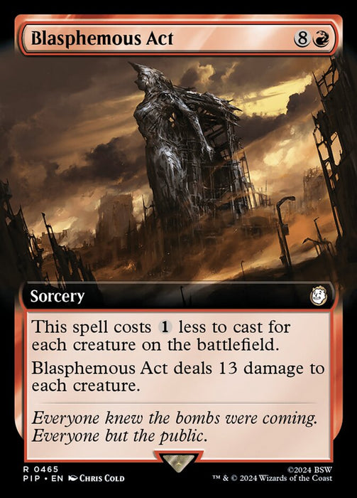 Blasphemous Act - Extended Art (Foil)
