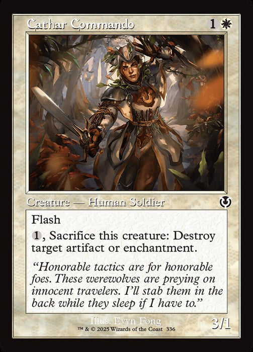 Cathar Commando - Retro Frame (Foil)