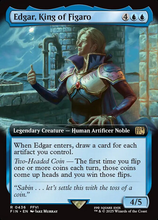 Edgar, King of Figaro - Legendary - Extended Art (Foil)