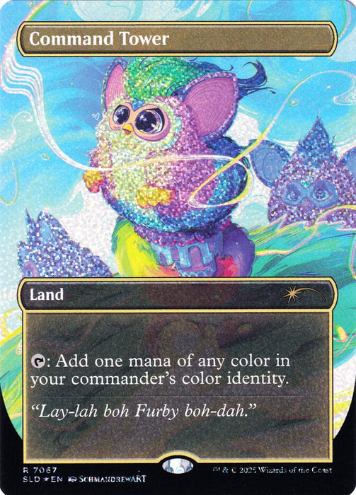 Command Tower - Borderless - Full Art - Inverted (Foil)