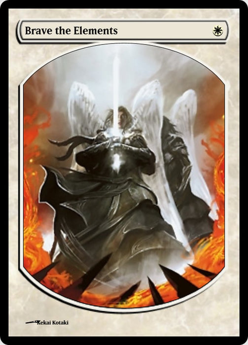 Brave the Elements - Textless - Full Art (Foil)