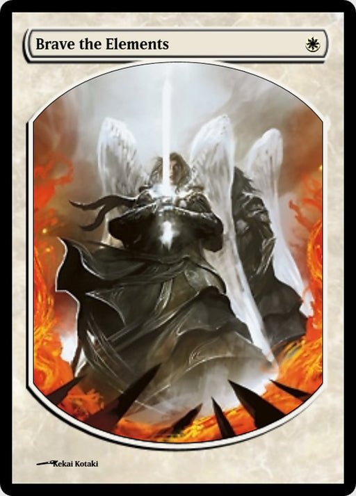 Brave the Elements - Textless - Full Art (Foil)
