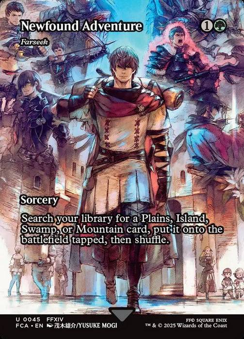 Newfound Adventure - Farseek - Borderless - Full Art - Inverted (Foil)
