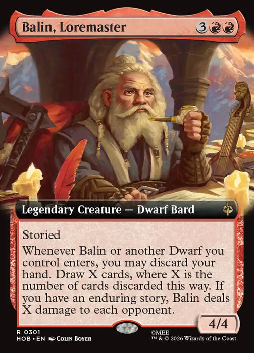 Balin, Loremaster - Extended Art (Foil)