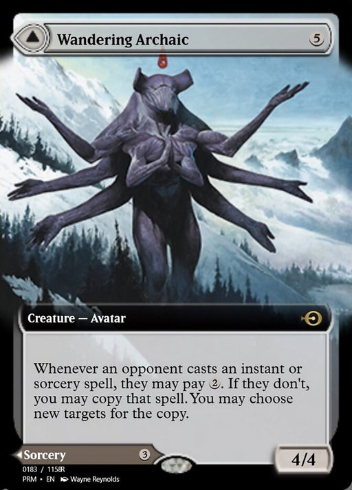 Wandering Archaic // Explore the Vastlands (Foil)