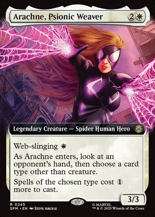 Arachne, Psionic Weaver - Extended Art - Legendary (Foil)