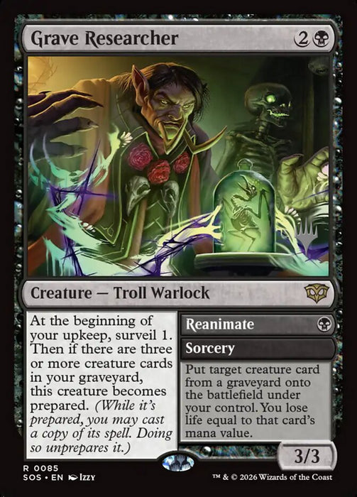 Grave Researcher // Reanimate (Foil)