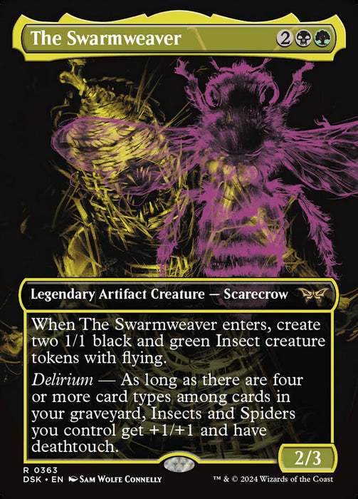 The Swarmweaver - Borderless - Full Art - Legendary - Inverted (Foil)