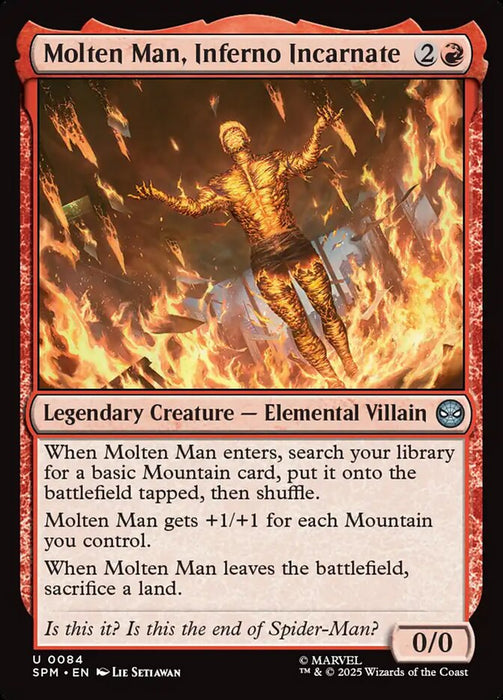 Molten Man, Inferno Incarnate - Legendary (Foil)