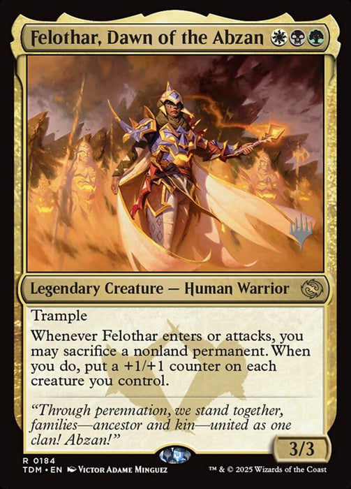 Felothar, Dawn of the Abzan - Legendary