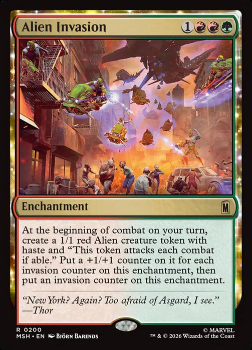 Alien Invasion - Enchantment (Foil)
