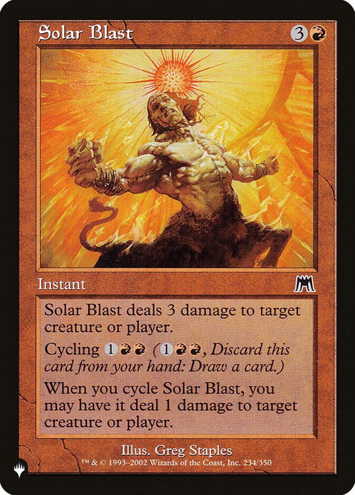 Solar Blast - Retro Frame