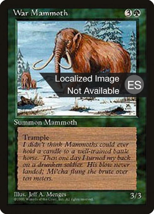 Mamut de Guerra - War Mammoth