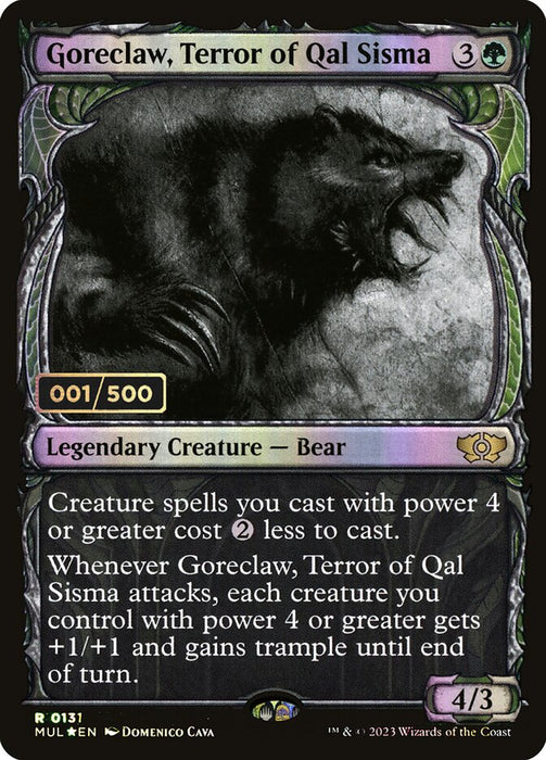 Goreclaw, Terror of Qal Sisma - Inverted - Legendary - Showcase (Foil)