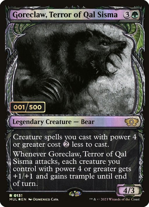 Goreclaw, Terror of Qal Sisma - Inverted - Legendary - Showcase (Foil)