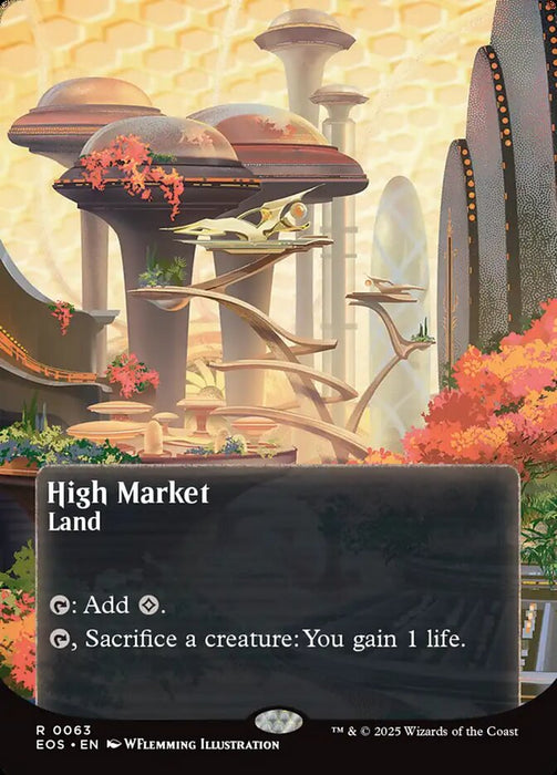 High Market - Borderless - Full Art - Inverted
