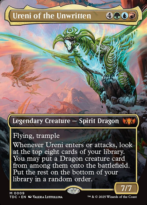 Ureni of the Unwritten - Borderless - Full Art - Legendary - Inverted
