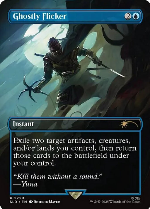 Ghostly Flicker - Borderless - Full Art - Inverted (Foil)