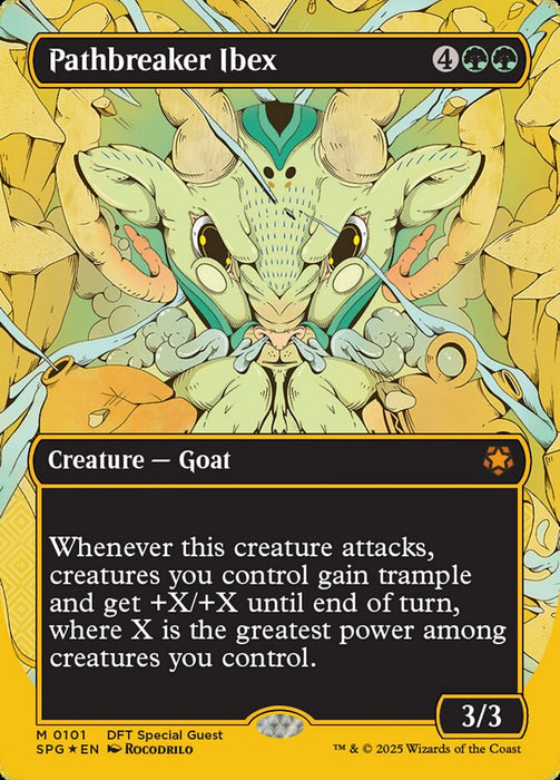 Pathbreaker Ibex - Borderless - Full Art - Inverted (Foil)