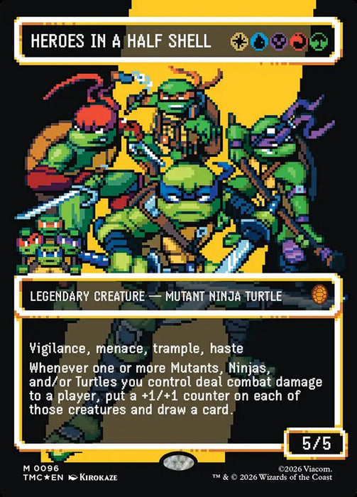 Heroes in a Half Shell - Borderless - Full Art - Legendary (Foil)