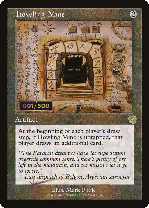 Howling Mine - Retro Frame (Foil)