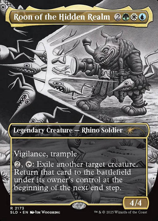 Roon of the Hidden Realm - Borderless - Full Art - Inverted - Legendary