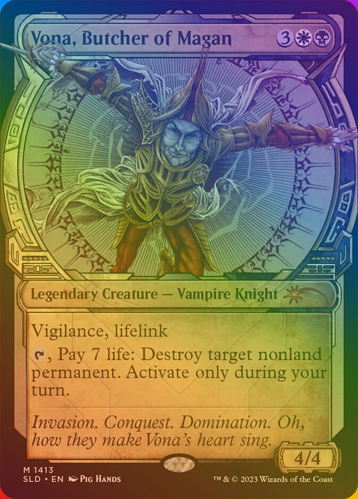 Vona, Butcher of Magan - Showcase - Legendary (Foil)